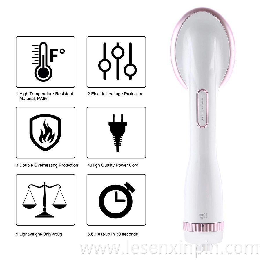 Multifunction 2021-new-trends hair care dryer and styler enhanced hair straightener brush